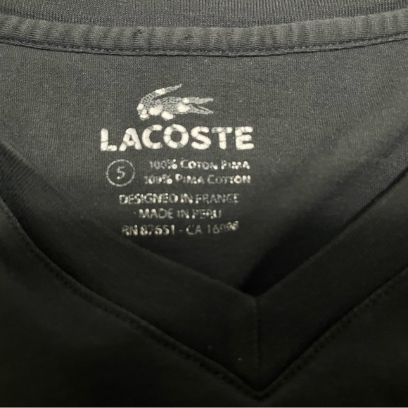 Men’s Small Lacoste T-Shirt - Picture 3 of 4